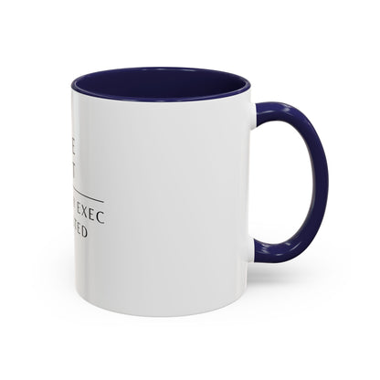 Executive Assistant Floral Coffee Mug – “Behind every exec is an exhausted badass.”