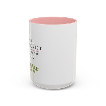 Dental Hygienist Floral Mug – "I Do It for the Sparkle"