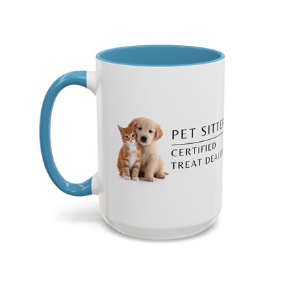 Pet Sitter Coffee Mug – “Certified Treat Dealer.”