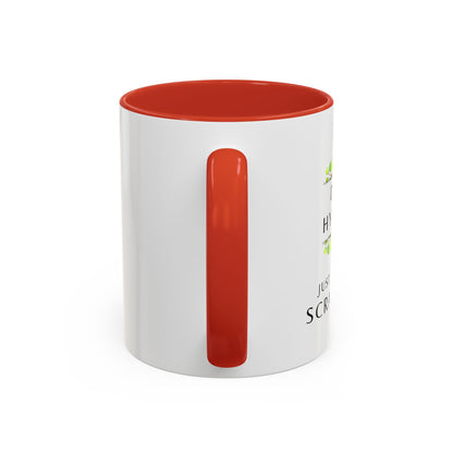 Dental Hygienist Floral Coffee Mug – "Just Here for the Scrape Sound"