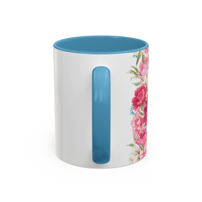 Dental Hygienist Floral Coffee Mug – "Warning: Sharp Tools, Sharper Sarcasm"