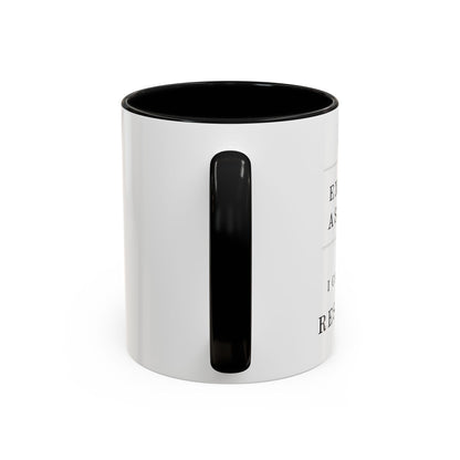 Executive Assistant Floral Coffee Mug - "I can't fix stupid, but I can reschedule it."