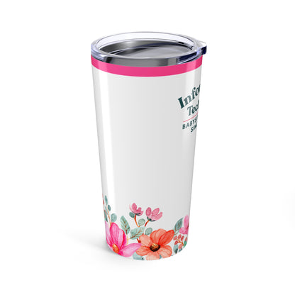 Information Technology 20 oz. Tumbler - "Babysitting Adults Since Dial-Up" Floral 20oz Travel Mug
