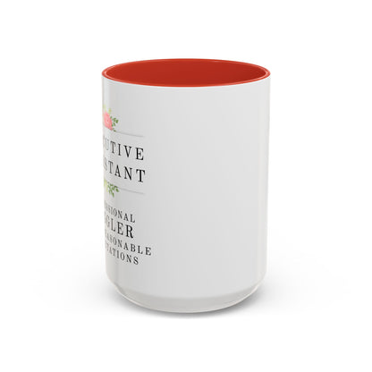 Executive Assistant Floral Coffee Mug – “Professional Juggler of Unreasonable Expectations” | 11oz & 15oz Ceramic Mug