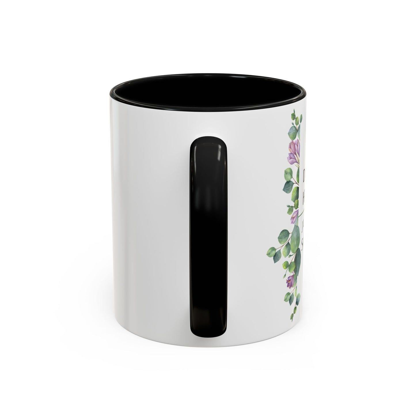 Dental Hygienist, Floral Coffee Mug – "Just Here for the Scrape Sound"