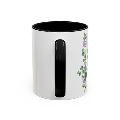 Dental Hygienist, Floral Coffee Mug – "Just Here for the Scrape Sound"