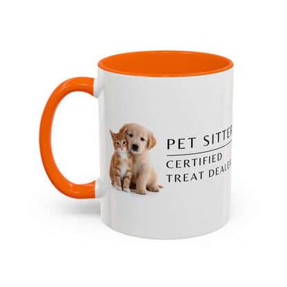 Pet Sitter Coffee Mug – “Certified Treat Dealer.”