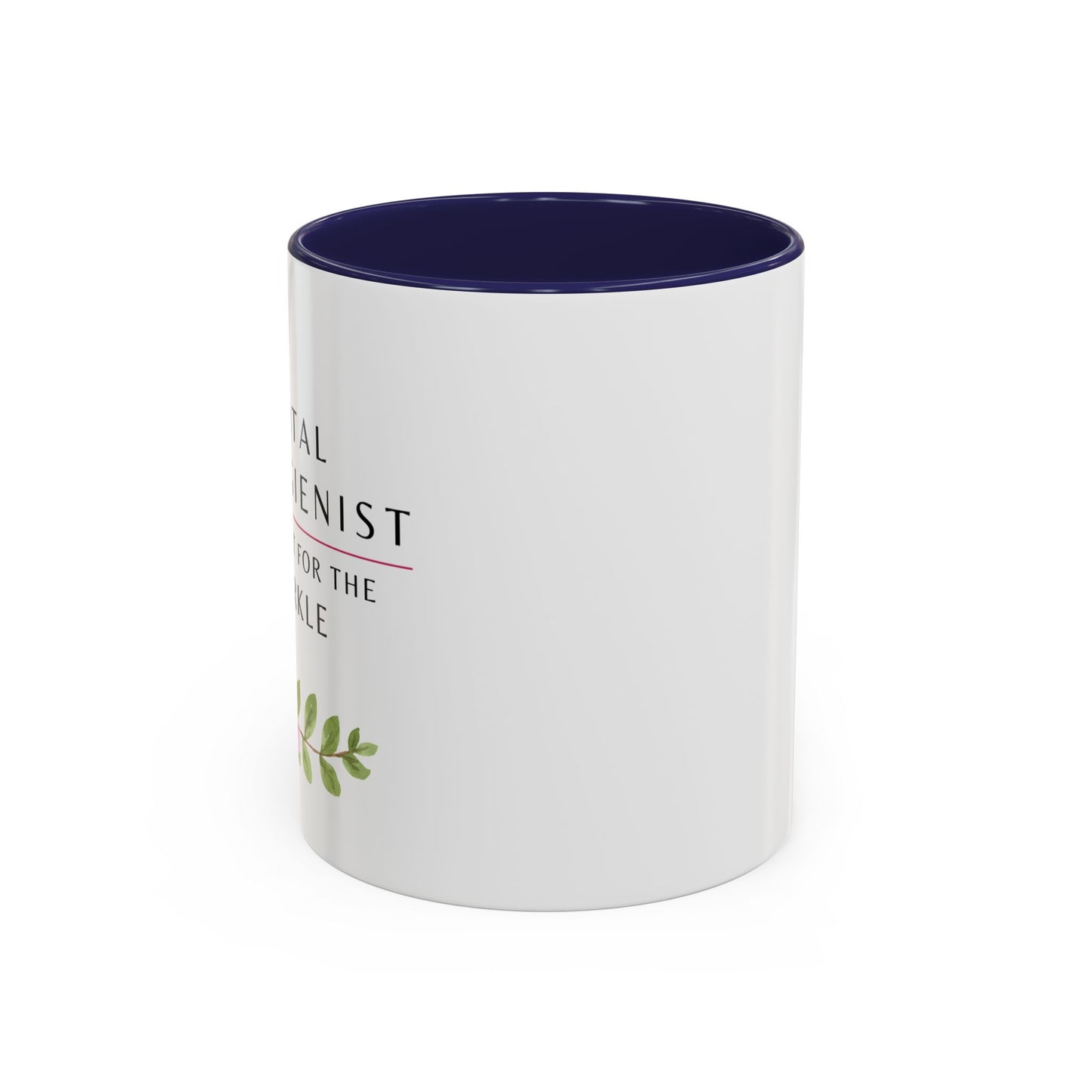 Dental Hygienist Floral Mug – "I Do It for the Sparkle"