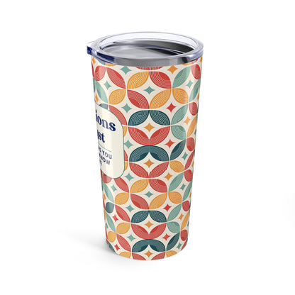 Operations Analyst 20oz Tumbler — "I Fix Problems You Don’t Even Know You Have" Insulated Travel Cup