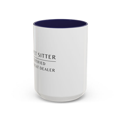 Pet Sitter Coffee Mug – “Certified Treat Dealer.”