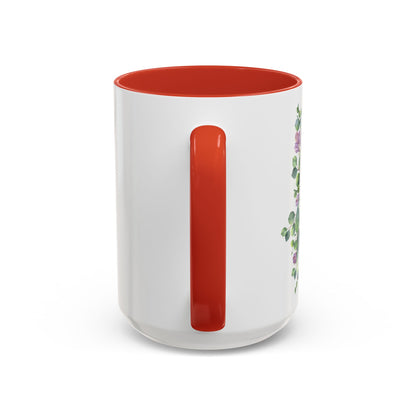 Dental Hygienist, Floral Coffee Mug – "Just Here for the Scrape Sound"