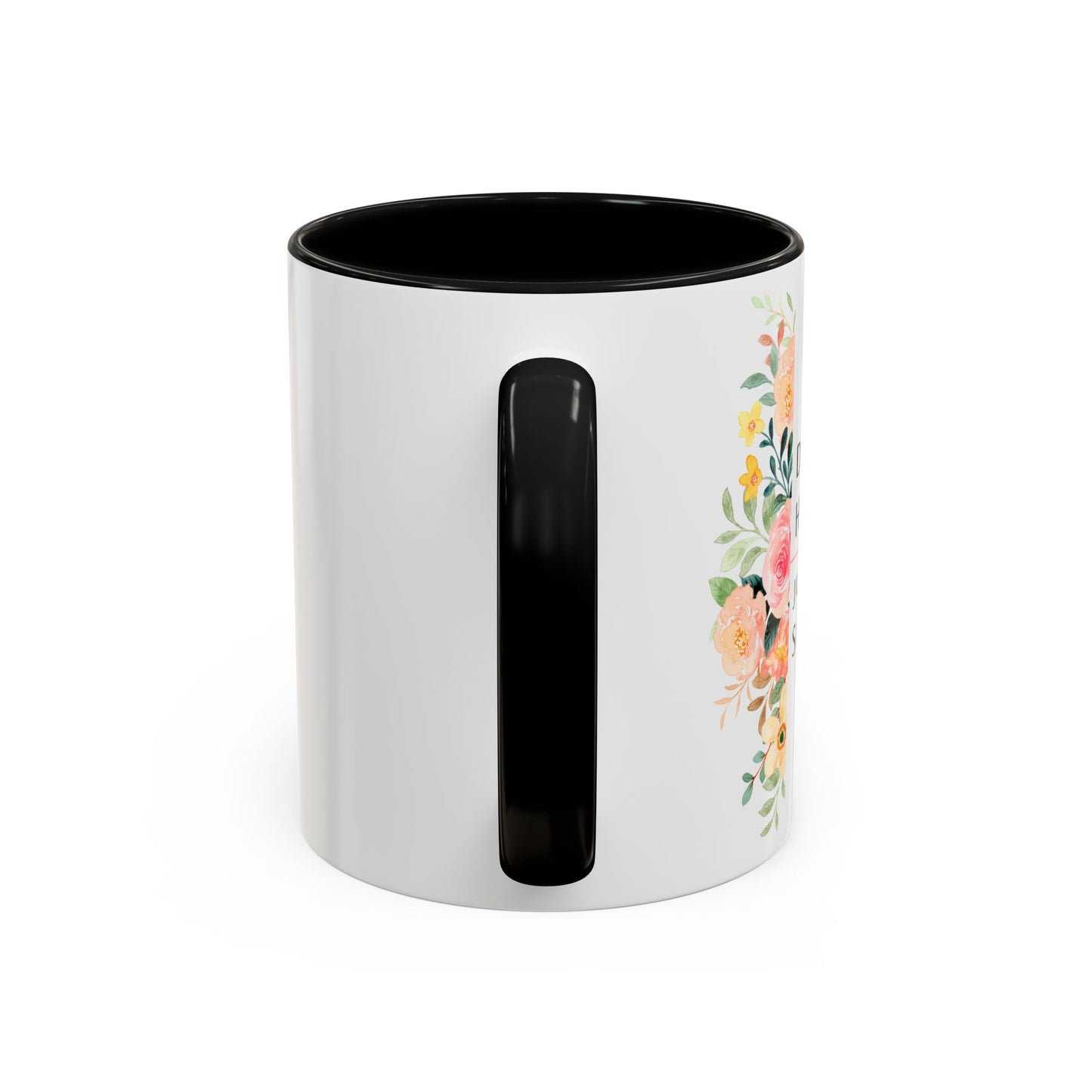Dental Hygienist Floral Coffee Mug – "Just Here for the Scrape Sound"