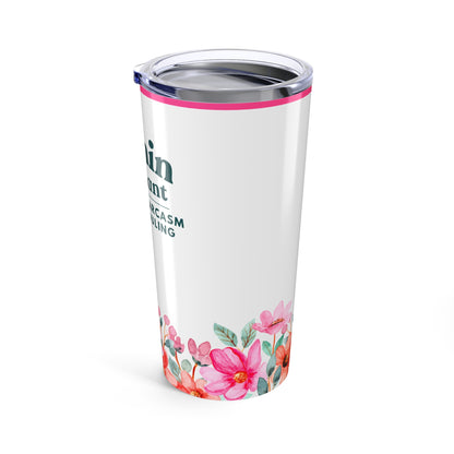 Admin Assistant Tumbler 20 oz. – “Fluent in Sarcasm and Scheduling”