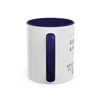 Executive Assistant Floral Coffee Mug – “Behind every exec is an exhausted badass.”