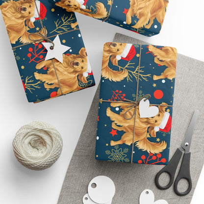Golden Retriever Wrapping Paper