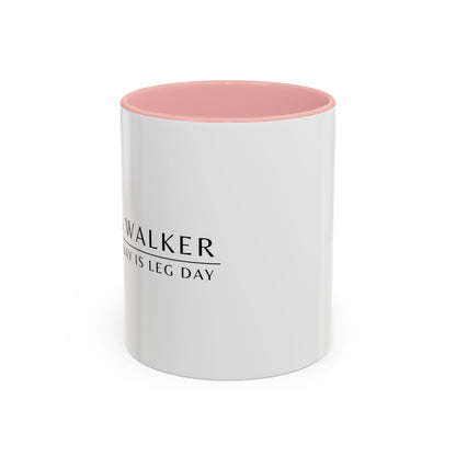 Dog Walker Coffee Mug – “Every day is leg day.”