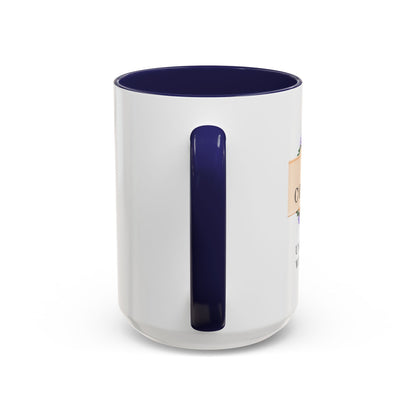 Project Coordinator Floral Coffee Mug – “Unpaid therapist with a checklist.”