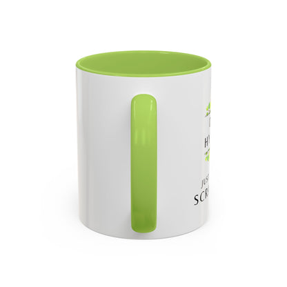 Dental Hygienist Floral Coffee Mug – "Just Here for the Scrape Sound"