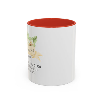 Administrative Assistant Floral Coffee Mug: "Professional Juggler of Unreasonable Expectations"