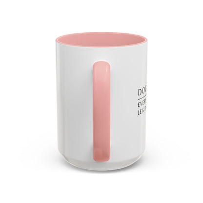 Dog Walker Coffee Mug – “Every day is leg day.”