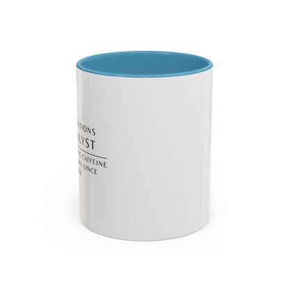 Operations Analyst Coffee Mug – “Turning Caffeine Into KPIs Since...Forever”