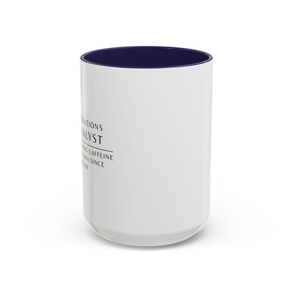 Operations Analyst Coffee Mug – “Turning Caffeine Into KPIs Since...Forever”