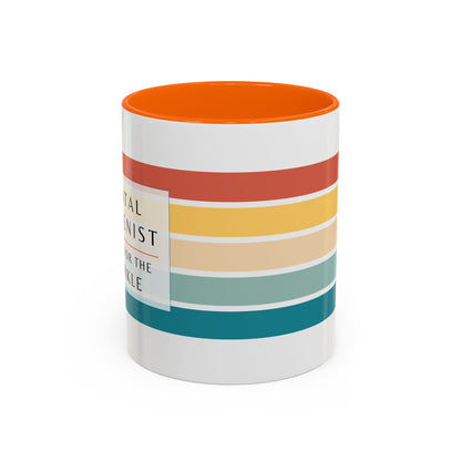 Dental Hygienist Striped Coffee Mug – "I Do It for the Sparkle"
