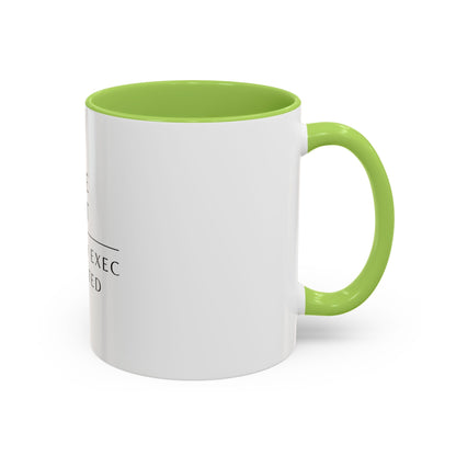 Executive Assistant Floral Coffee Mug – “Behind every exec is an exhausted badass.”