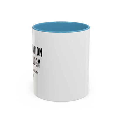 Information Technology Coffee Mug: "Babysitting Adults Since Dial-Up"