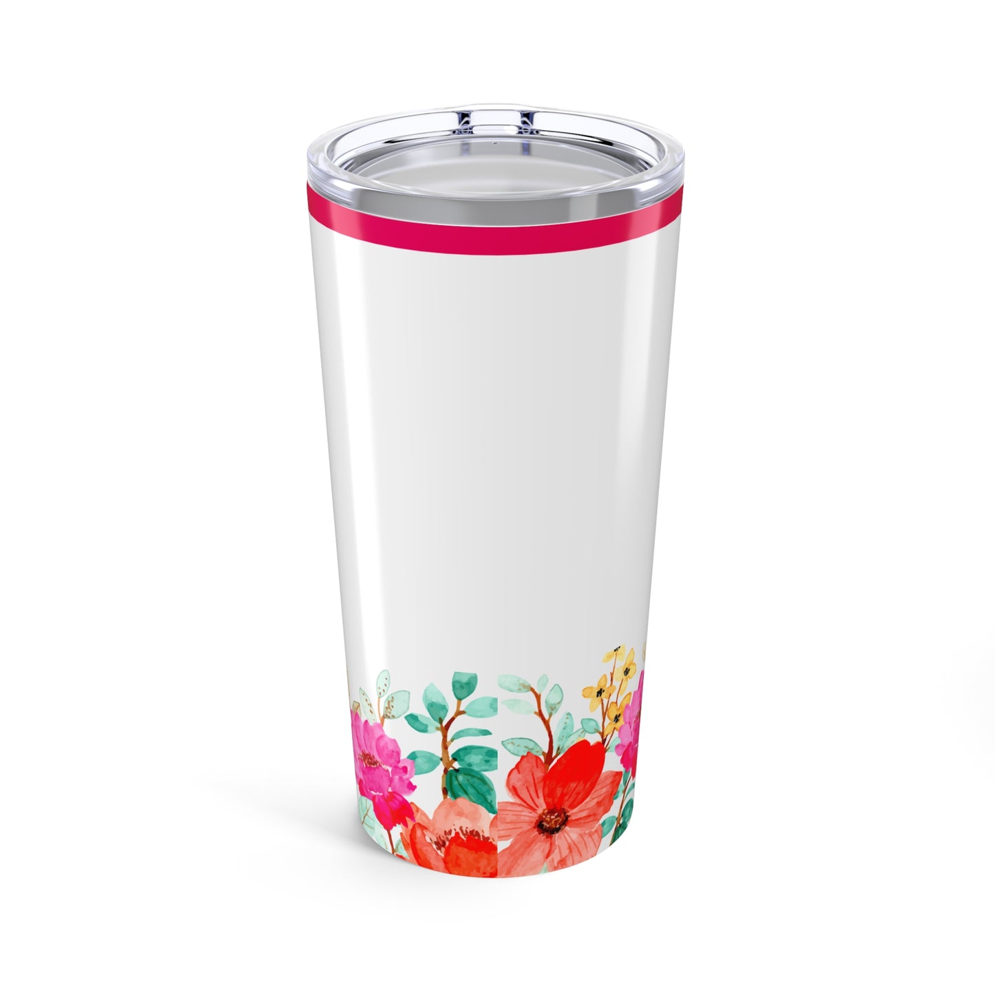 Executive Assistant Floral Tumbler 20 oz. - "I can’t fix stupid, but I can reschedule it."