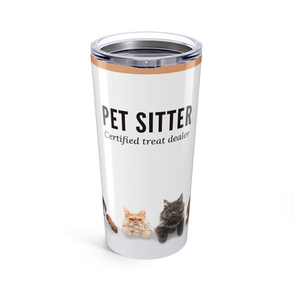 Pet Sitter Tumbler 20 oz – “Certified Treat Dealer”
