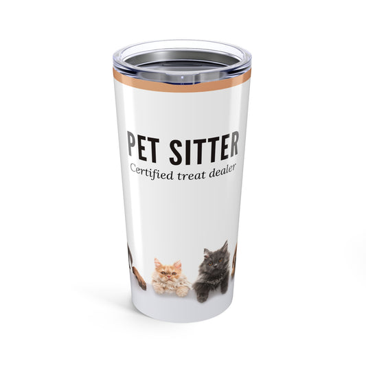 Pet Sitter Tumbler 20 oz – “Certified Treat Dealer”