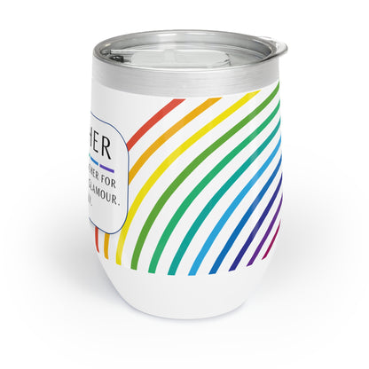 Wine Tumbler – “I Became a Teacher for the Money and Glamour. Obviously.”