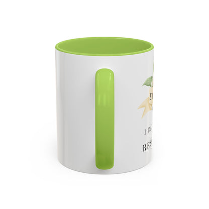 Executive Assistant Floral Coffee Mug - "Can't Fix Stupid"