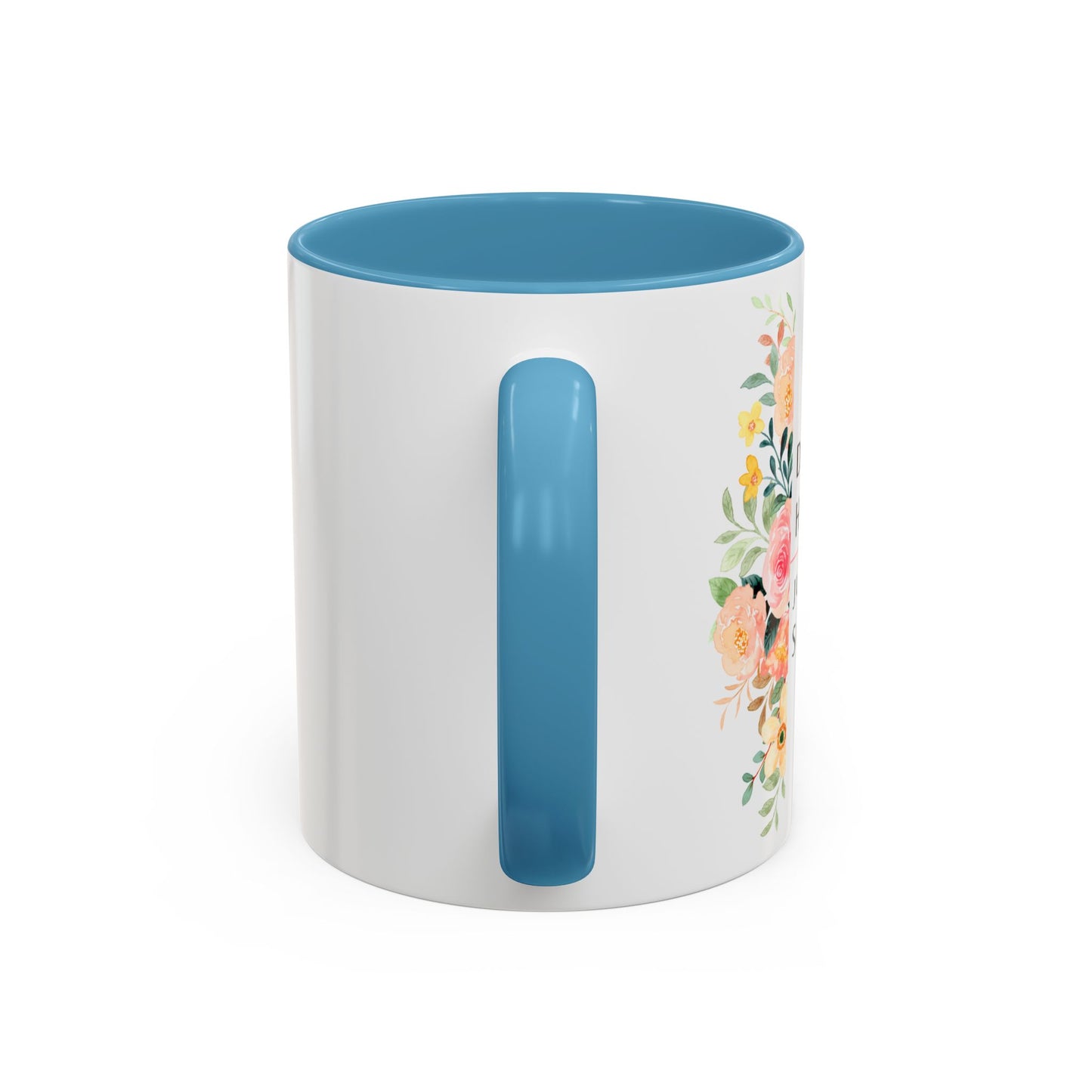 Dental Hygienist Floral Coffee Mug – "Just Here for the Scrape Sound"