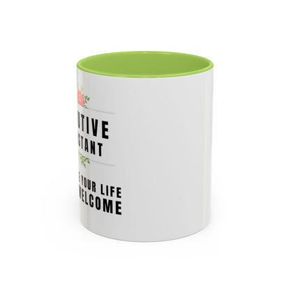 Executive Assistant Coffee Mug - "I schedule your life. You're welcome."