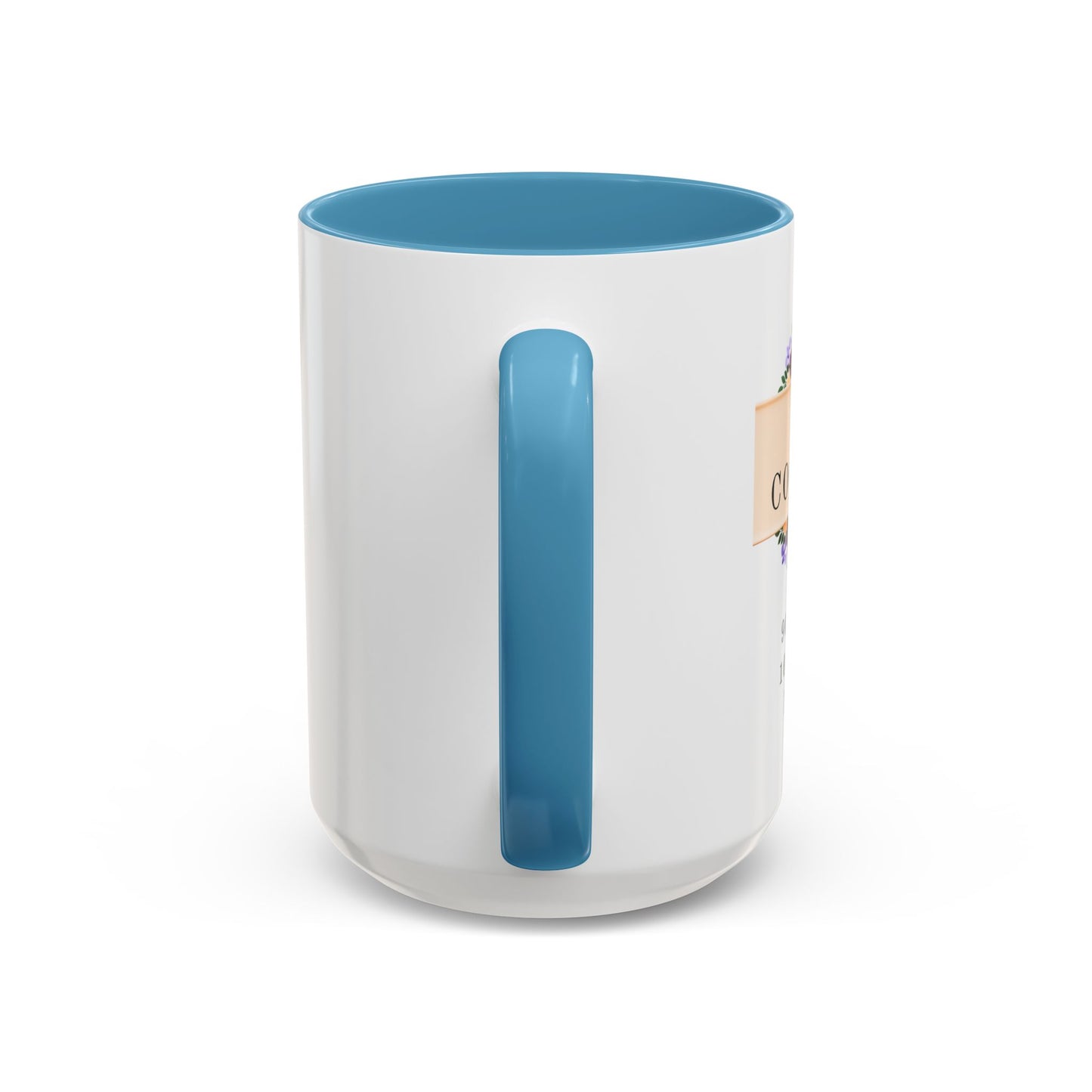 Project Coordinator Floral Coffee Mug – “90% planning, 10% screaming internally.”
