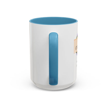 Project Coordinator Floral Coffee Mug – “90% planning, 10% screaming internally.”