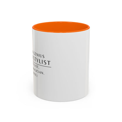 Hairstylist Coffee Mug – “I’m a Stylist, Not a Magician. (But Close.)”