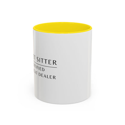 Pet Sitter Coffee Mug – “Certified Treat Dealer.”