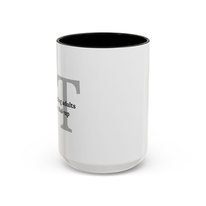 Information Technology Coffee Mug: "Babysitting Adults Since Dial-Up"