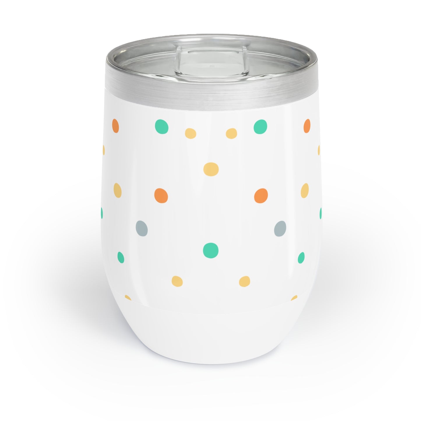Wine Tumbler, “TA Mode: Everything Is on Fire, but I’m Smiling”
