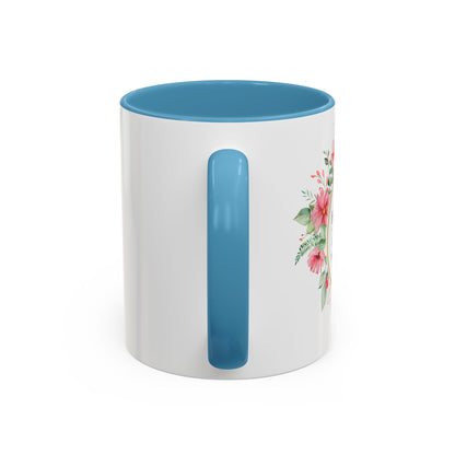 Dental Hygienist Floral Coffee Mug – "I Know What You Ate Last Night"