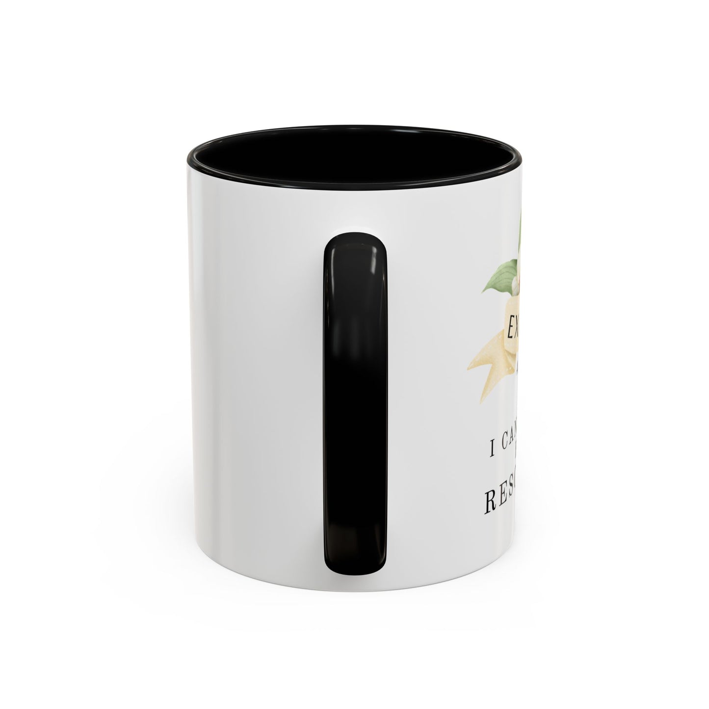 Executive Assistant Floral Coffee Mug - "Can't Fix Stupid"