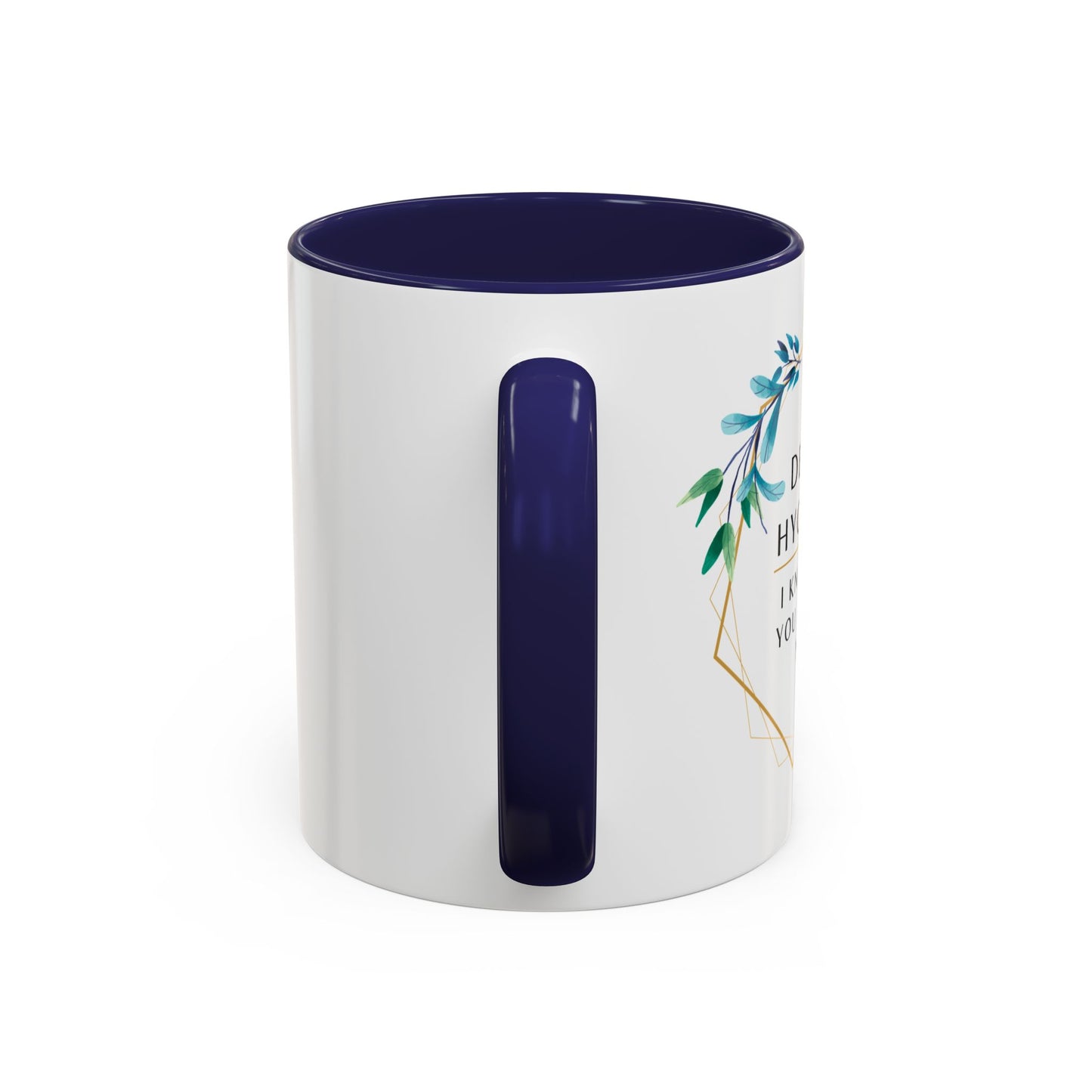 Dental Hygienist Floral Coffee Mug – "I Know What You Ate Last Night"