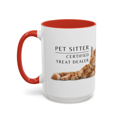 Pet Sitter Coffee Mug – “Certified Treat Dealer.”