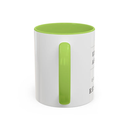 Executive Assistant Floral Coffee Mug - "I can't fix stupid, but I can reschedule it."