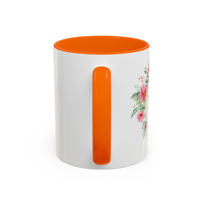 Dental Hygienist Floral Coffee Mug – "I See Through Your Floss Lies"