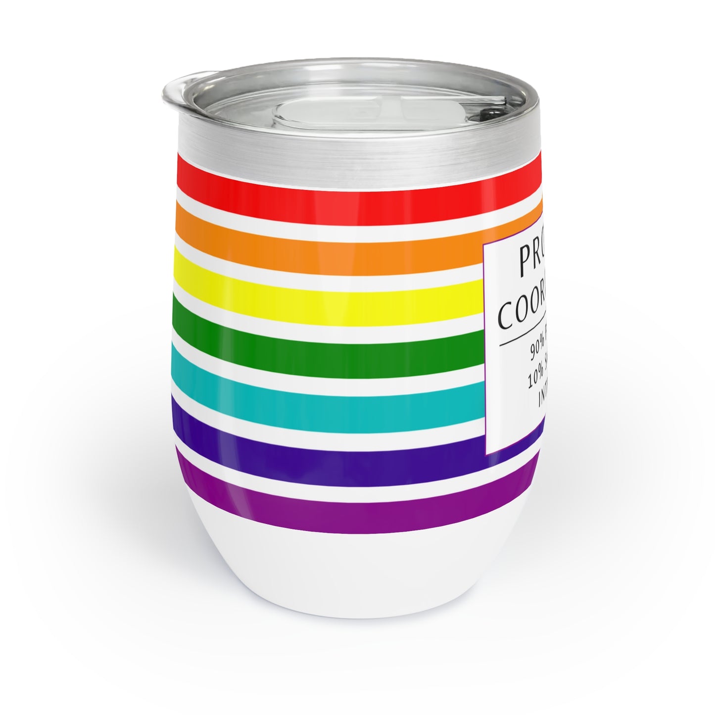 Project Coordinator 12 oz. Wine Tumbler – “90% Planning, 10% Screaming Internally”