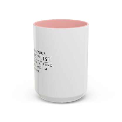Hairstylist Mug – “Your Hair Is Crying for Help, and I’m the Hotline.”